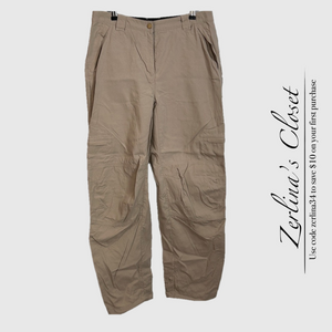 LL Bean Women’s Nylon Outdoor Pants Khaki M